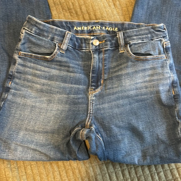American Eagle curvy high rise jegging crop size 10 regular - Picture 2 of 7